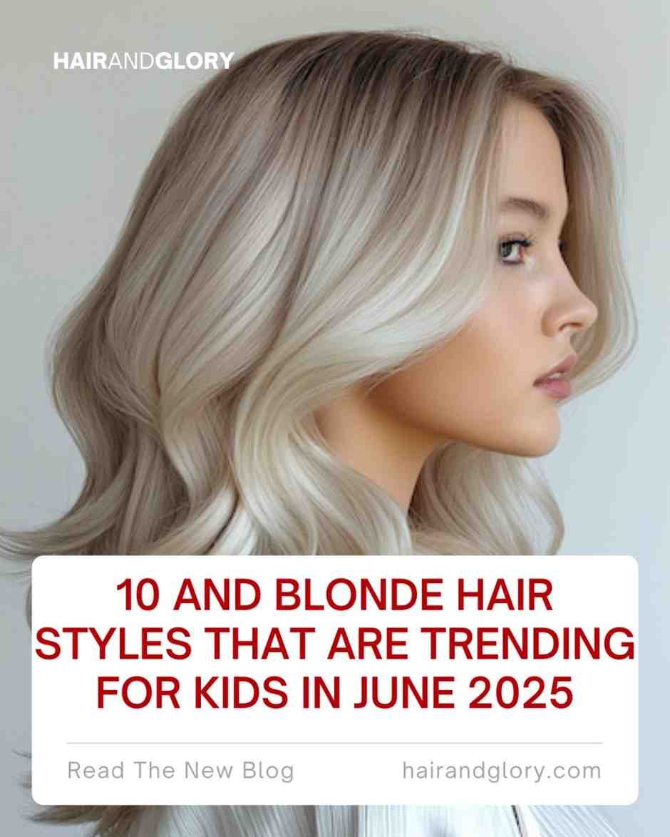 10 And Blonde Hair Styles That Are Trending for Kids in June 2025