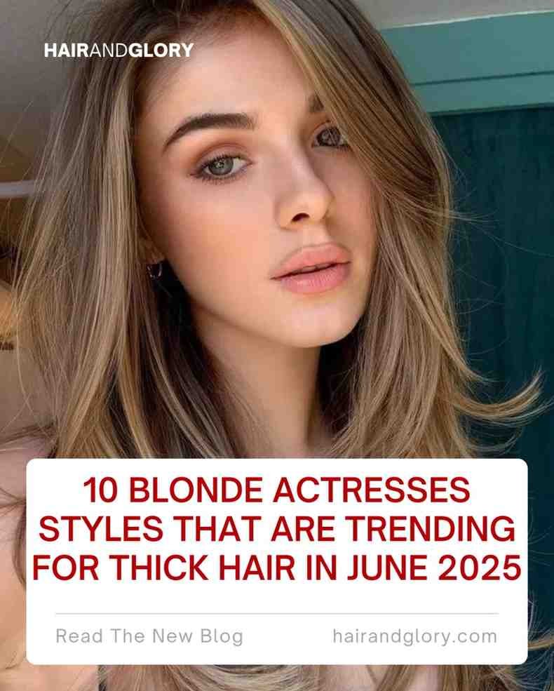 10 Blonde Actresses Styles That Are Trending for Thick Hair in June 2025