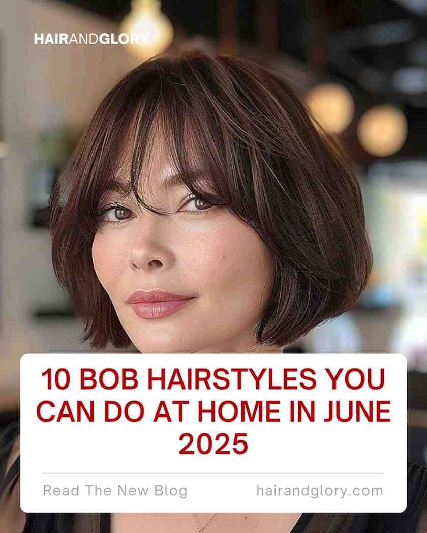 10 Bob Hairstyles You Can Do at Home in June 2025