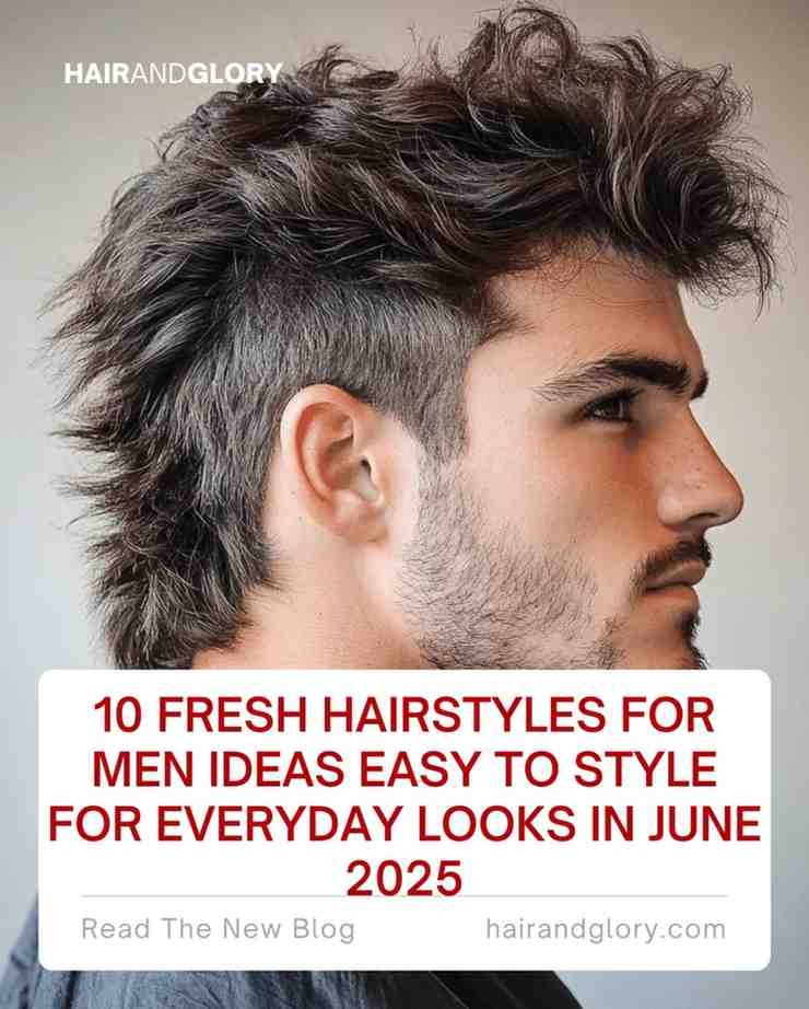 10 Fresh Hairstyles For Men Ideas Easy to Style for Everyday Looks in June 2025