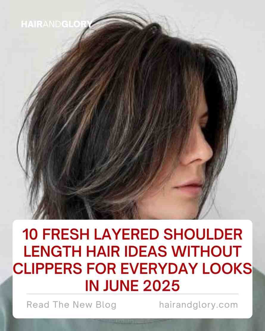 10 Fresh Layered Shoulder Length Hair Ideas without Clippers for Everyday Looks in June 2025
