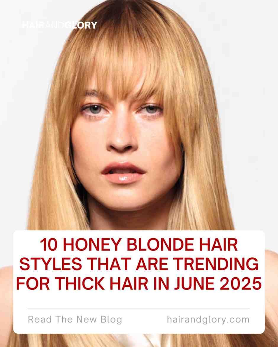 10 Honey Blonde Hair Styles That Are Trending for Thick Hair in June 2025