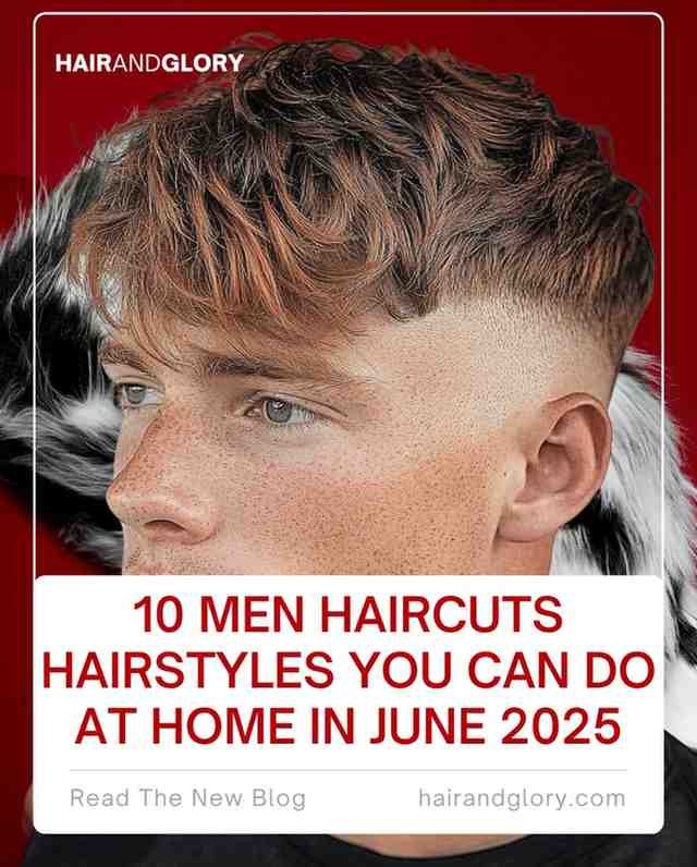 10 Men Haircuts Hairstyles You Can Do at Home in June 2025