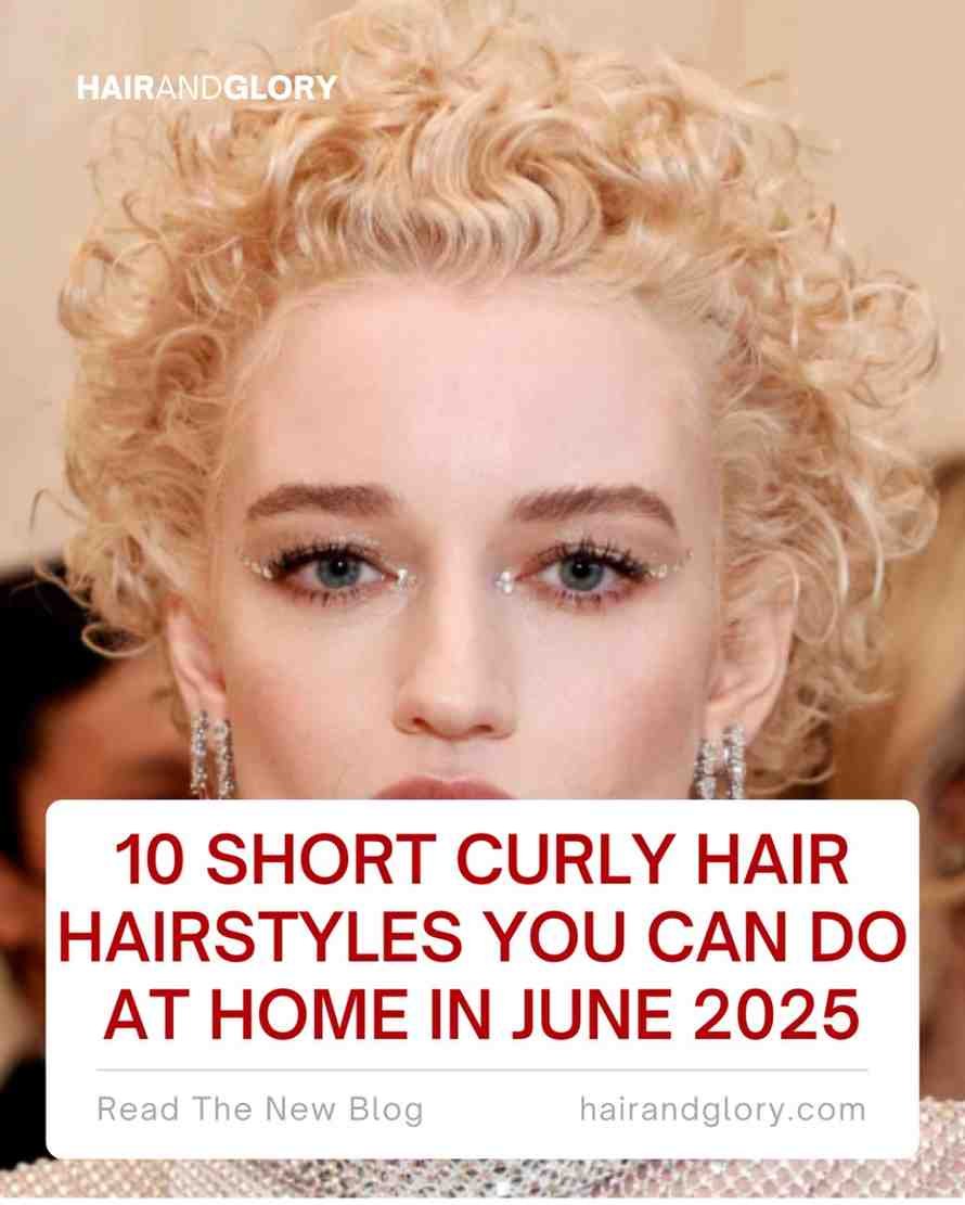 10 Short Curly Hair Hairstyles You Can Do at Home in June 2025