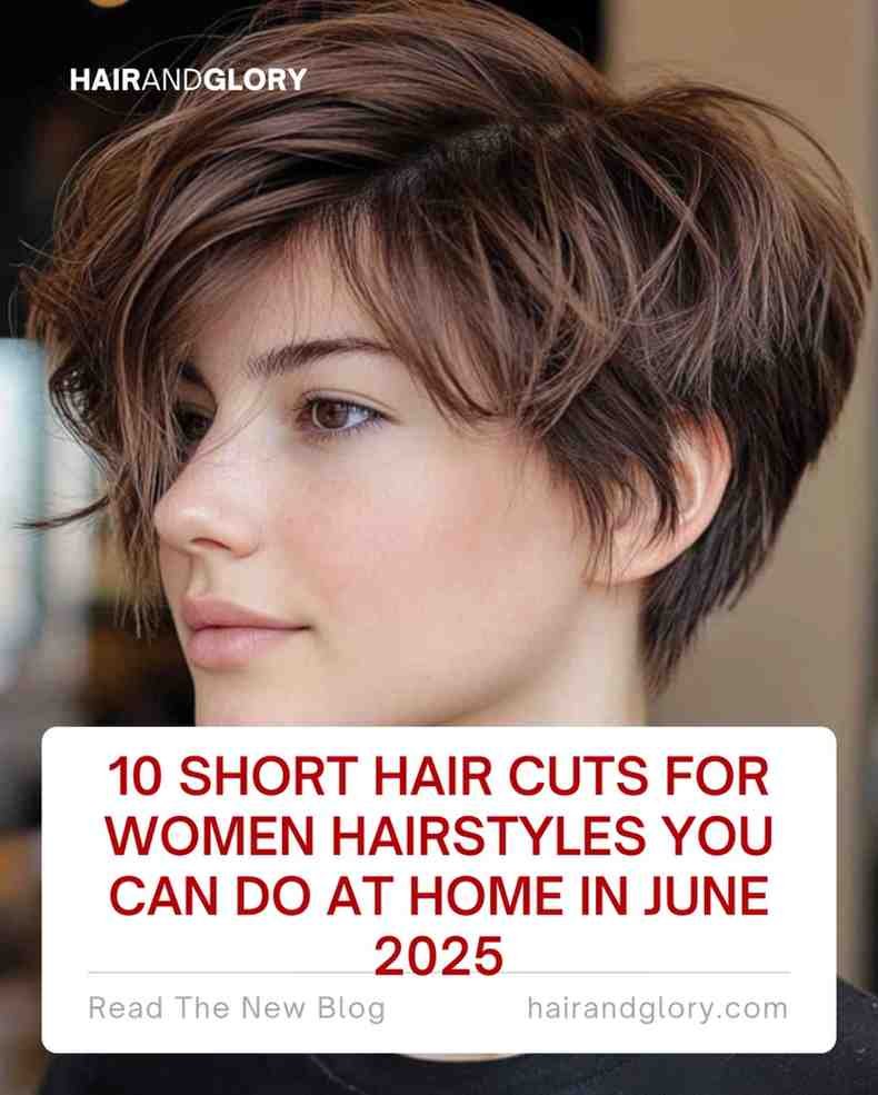 10 Short Hair Cuts For Women Hairstyles You Can Do at Home in June 2025