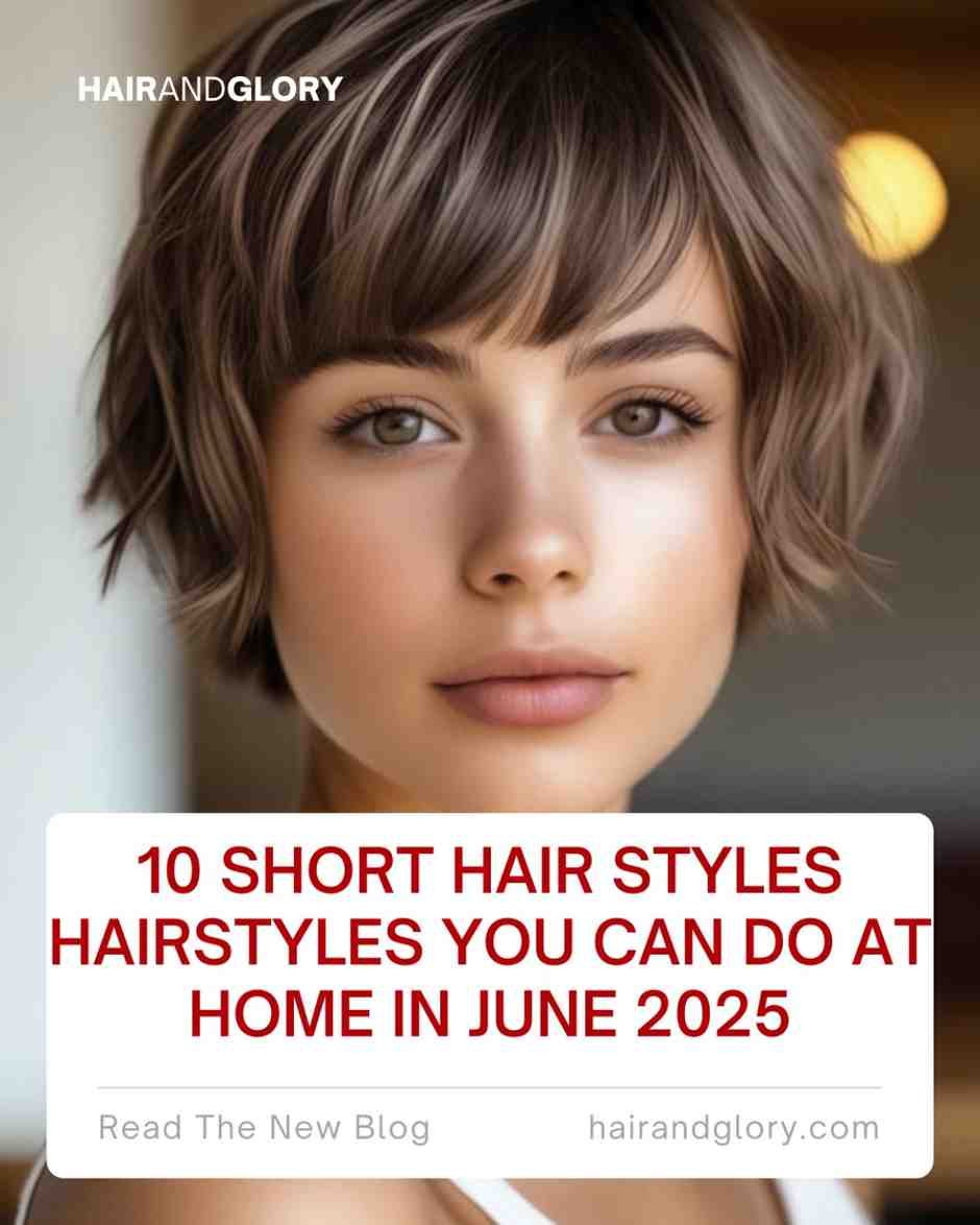 10 Short Hair Styles Hairstyles You Can Do at Home in June 2025