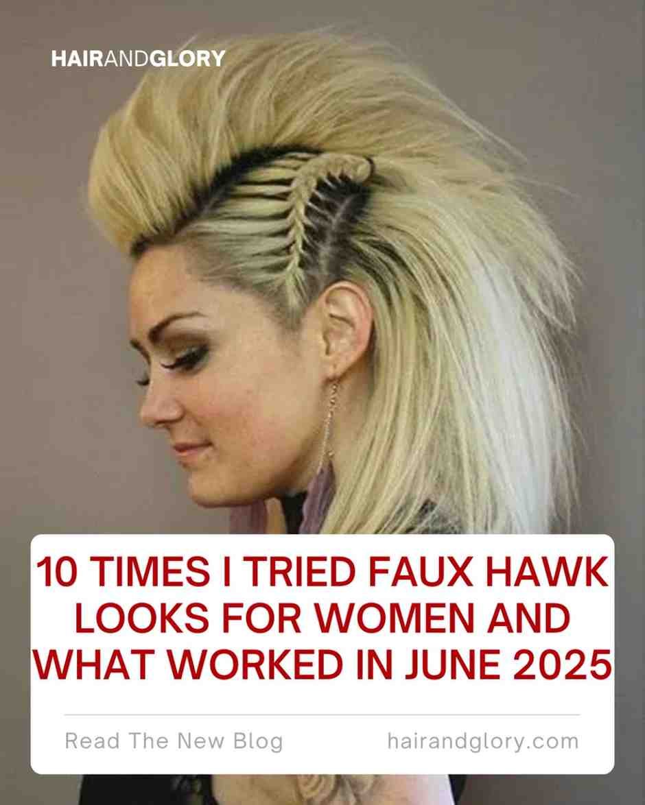 10 Times I Tried Faux Hawk Looks for Women and What Worked in June 2025