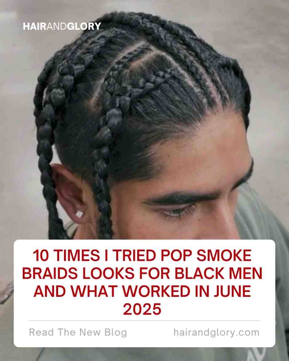 10 Times I Tried Pop Smoke Braids Looks for Black Men and What Worked in June 2025