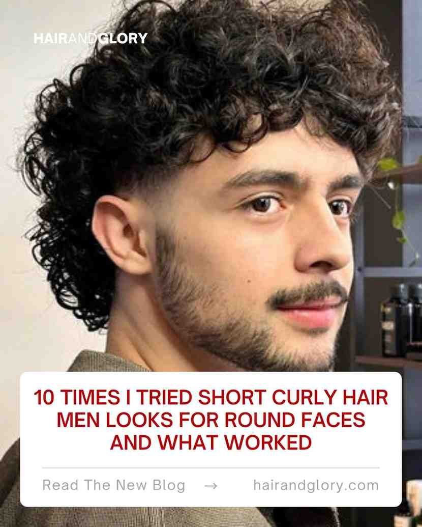 10 Times I Tried Short Curly Hair Men Looks for Round Faces and What Worked