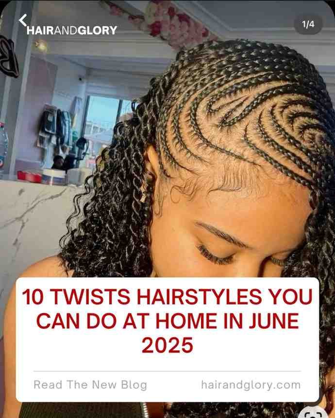 10 Twists Hairstyles You Can Do at Home in June 2025