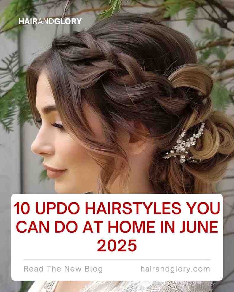 10 Updo Hairstyles You Can Do at Home in June 2025