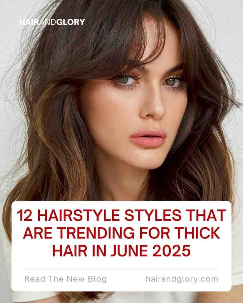 12 Hairstyle Styles That Are Trending for Thick Hair in June 2025