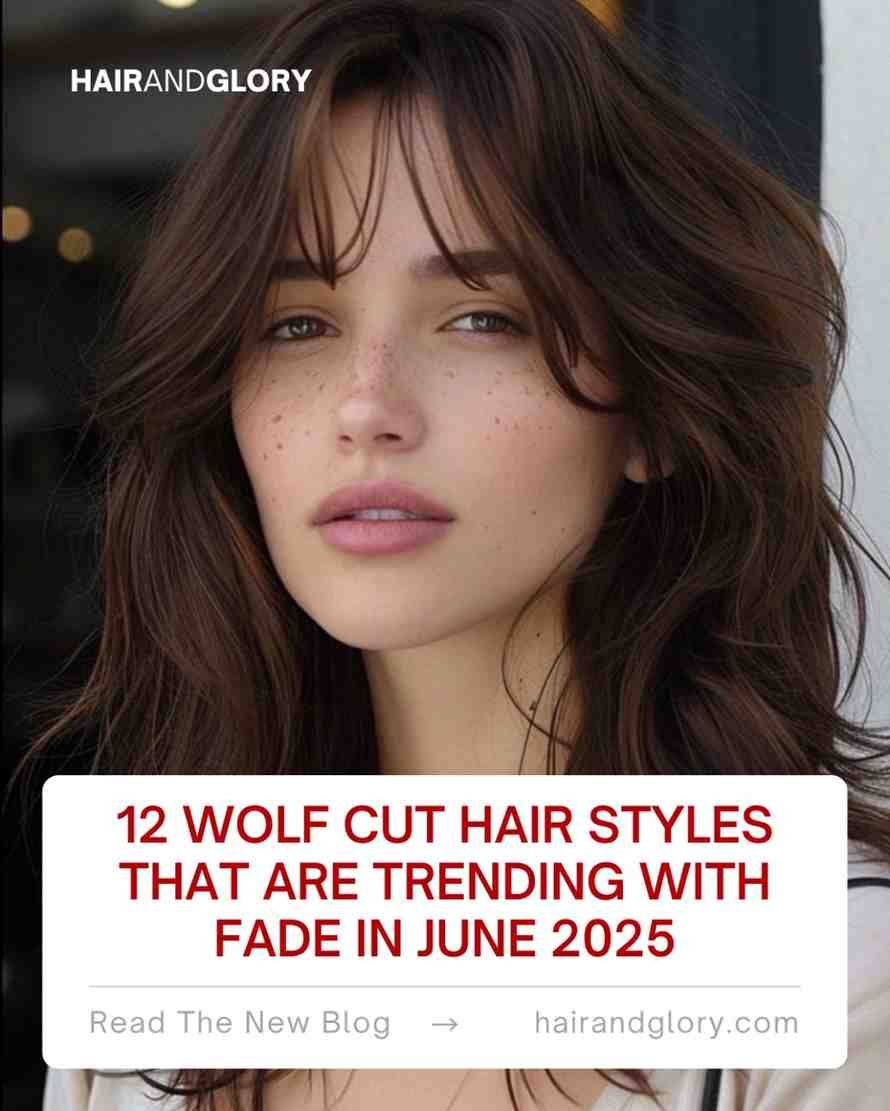 12 Wolf Cut Hair Styles That Are Trending with Fade in June 2025