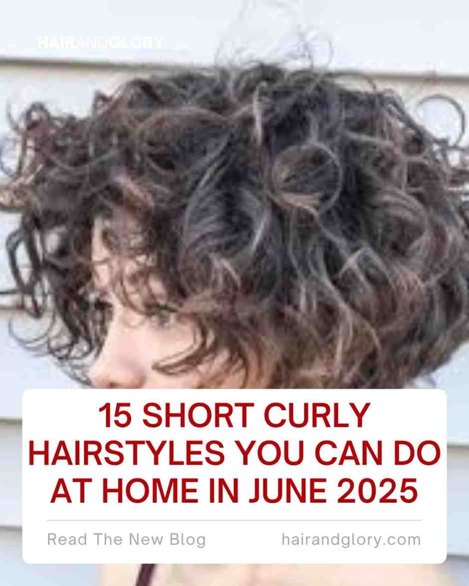 15 Short Curly Hairstyles You Can Do at Home in June 2025