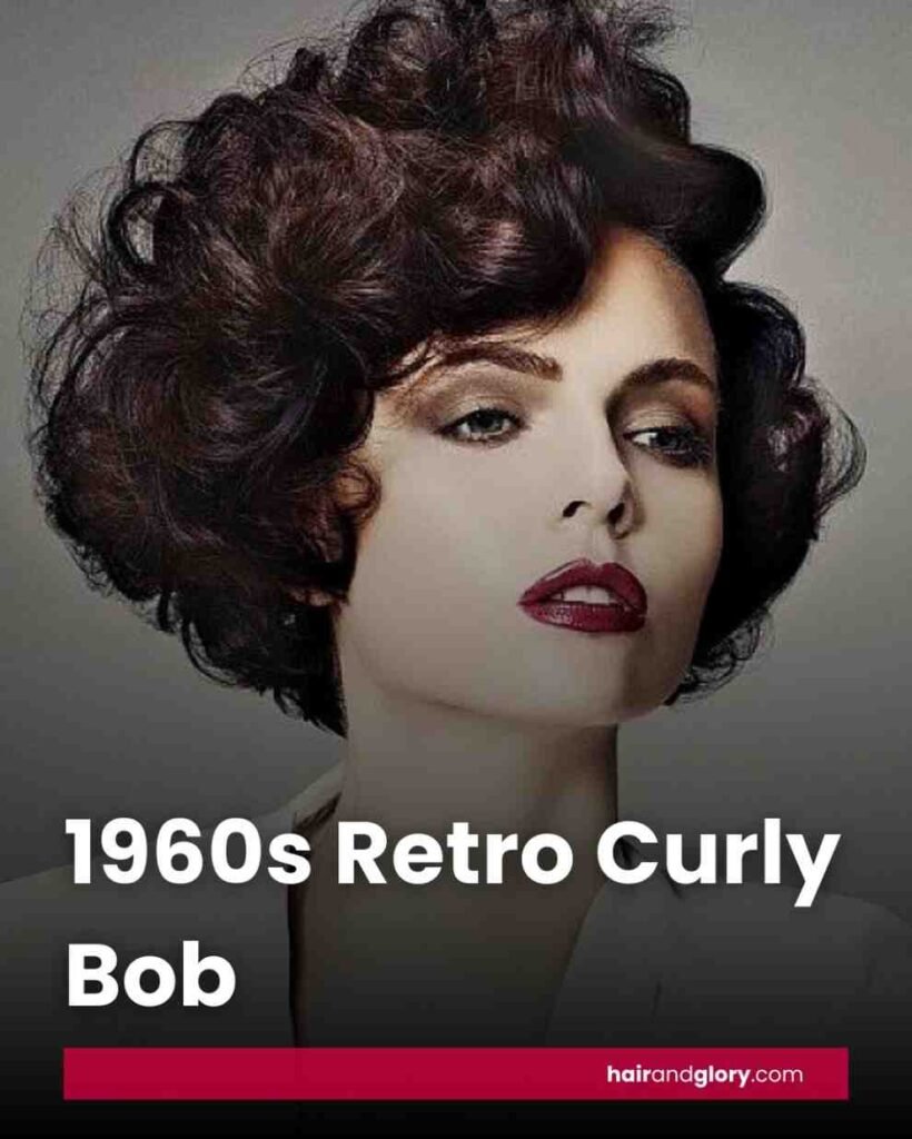 1960s-Retro-Curly-Bob