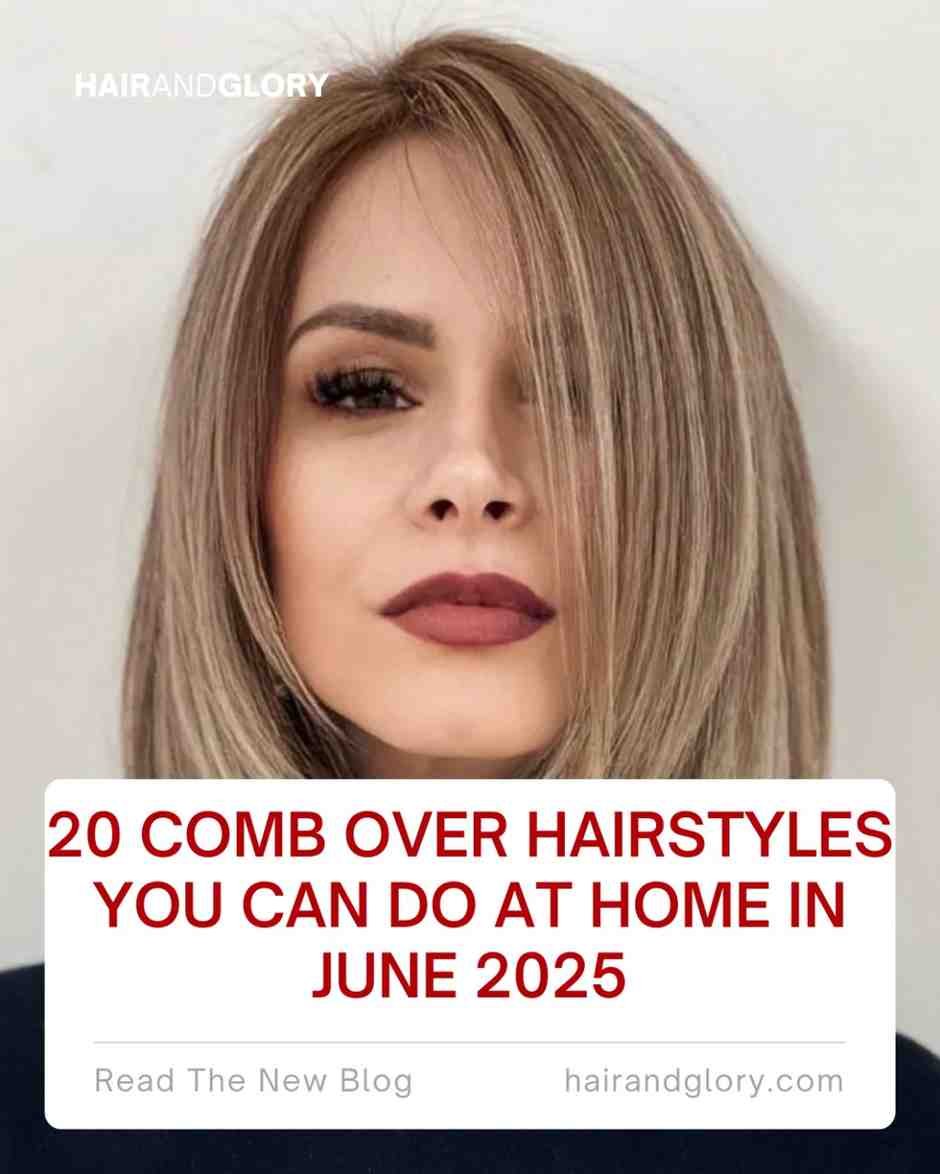 20 Comb Over Hairstyles You Can Do at Home in June 2025