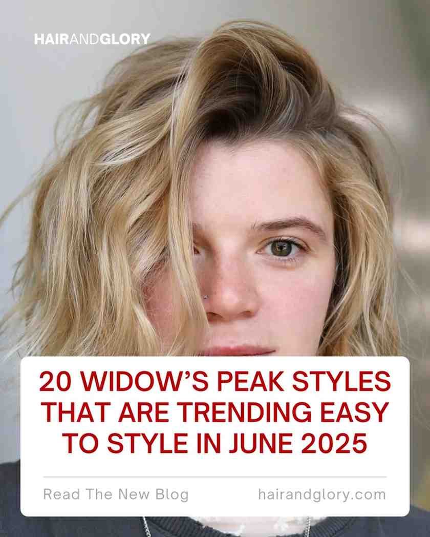 20 Widow’s Peak Styles That Are Trending Easy to Style in June 2025