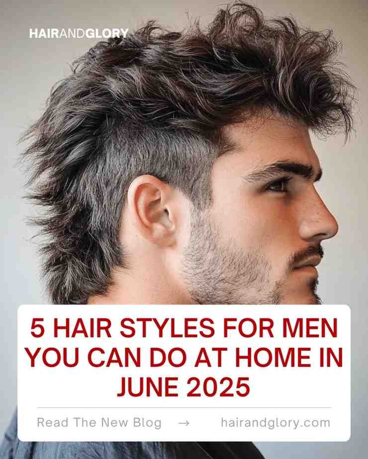 5 Hair Styles For Men You Can Do at Home in June 2025