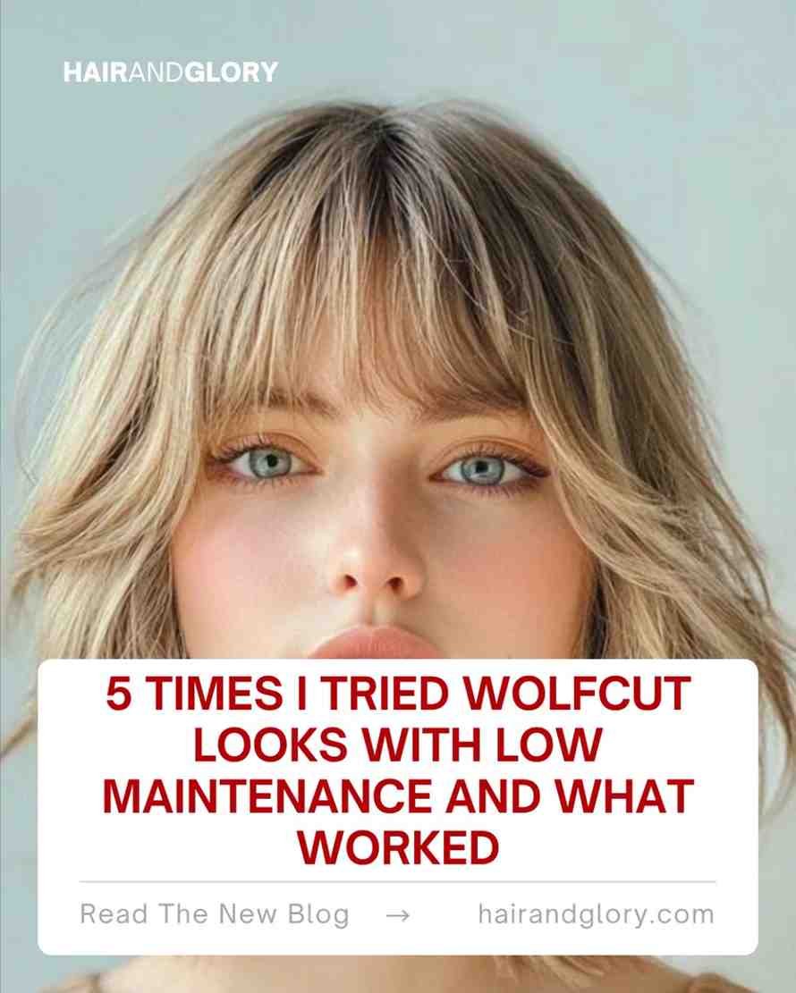 5 Times I Tried Wolfcut Looks with Low Maintenance and What Worked