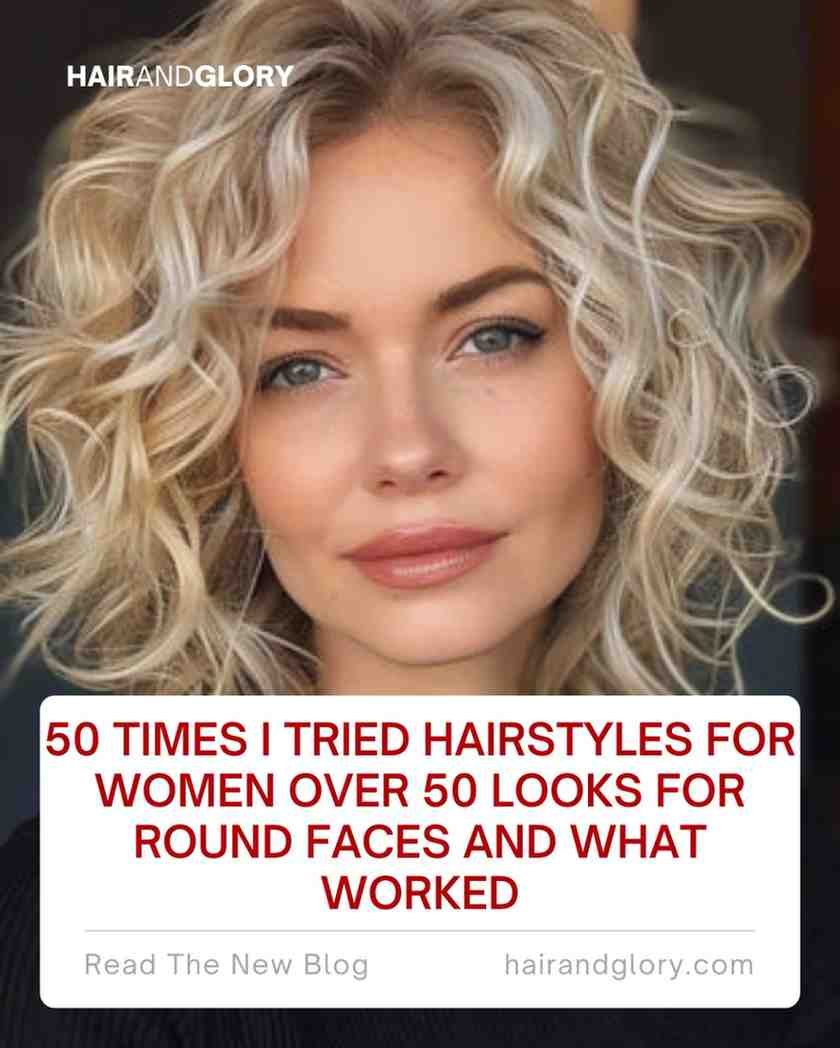 50 Times I Tried Hairstyles For Women Over 50 Looks for Round Faces and What Worked