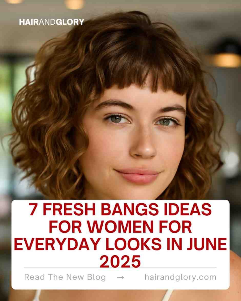 7 Fresh Bangs Ideas for Women for Everyday Looks in June 2025