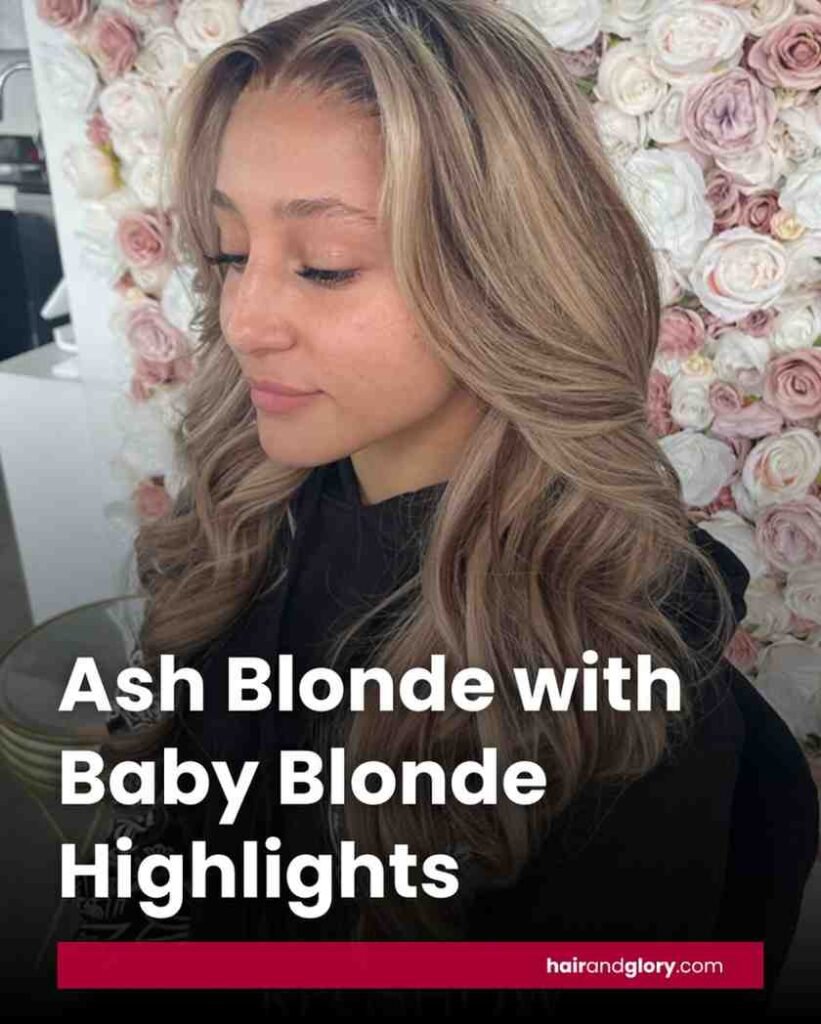 Ash Blonde with Baby Blonde Highlights