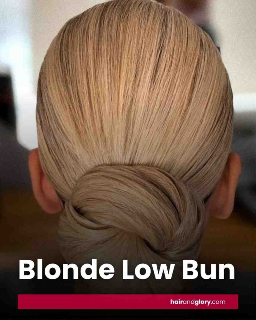 Blonde-Low-Bun