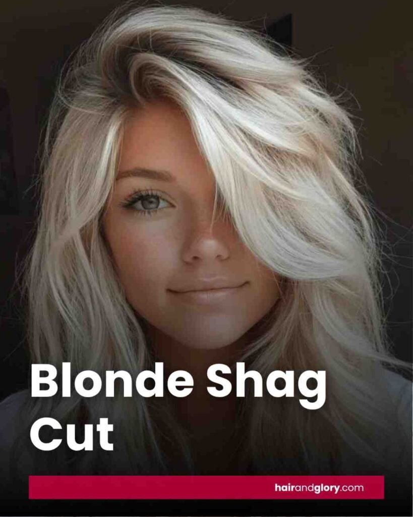 Blonde-Shag-Cut