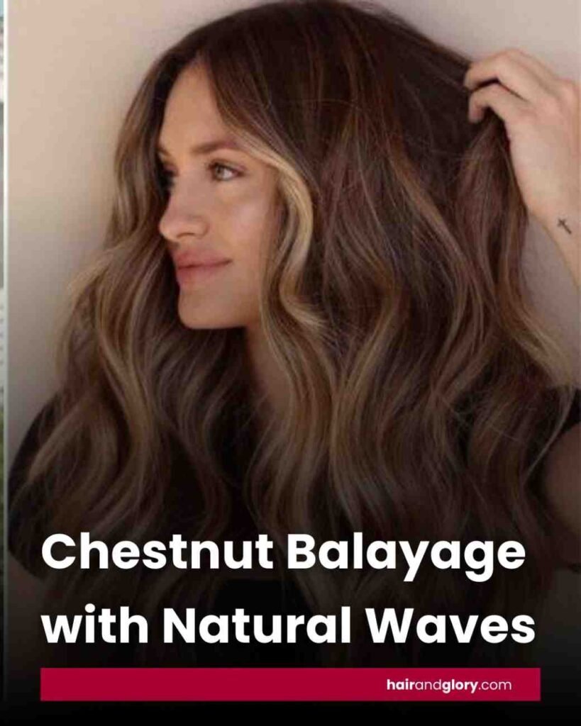 Chestnut-Balayage-with-Natural-Waves