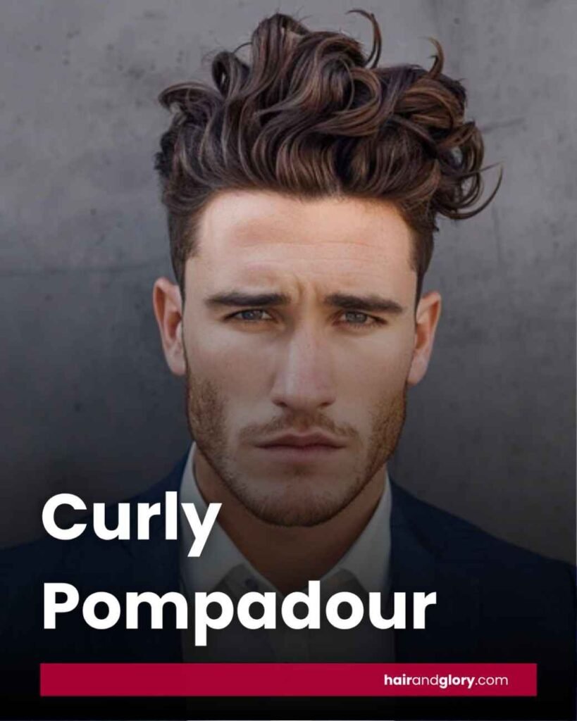 Curly-Pompadour