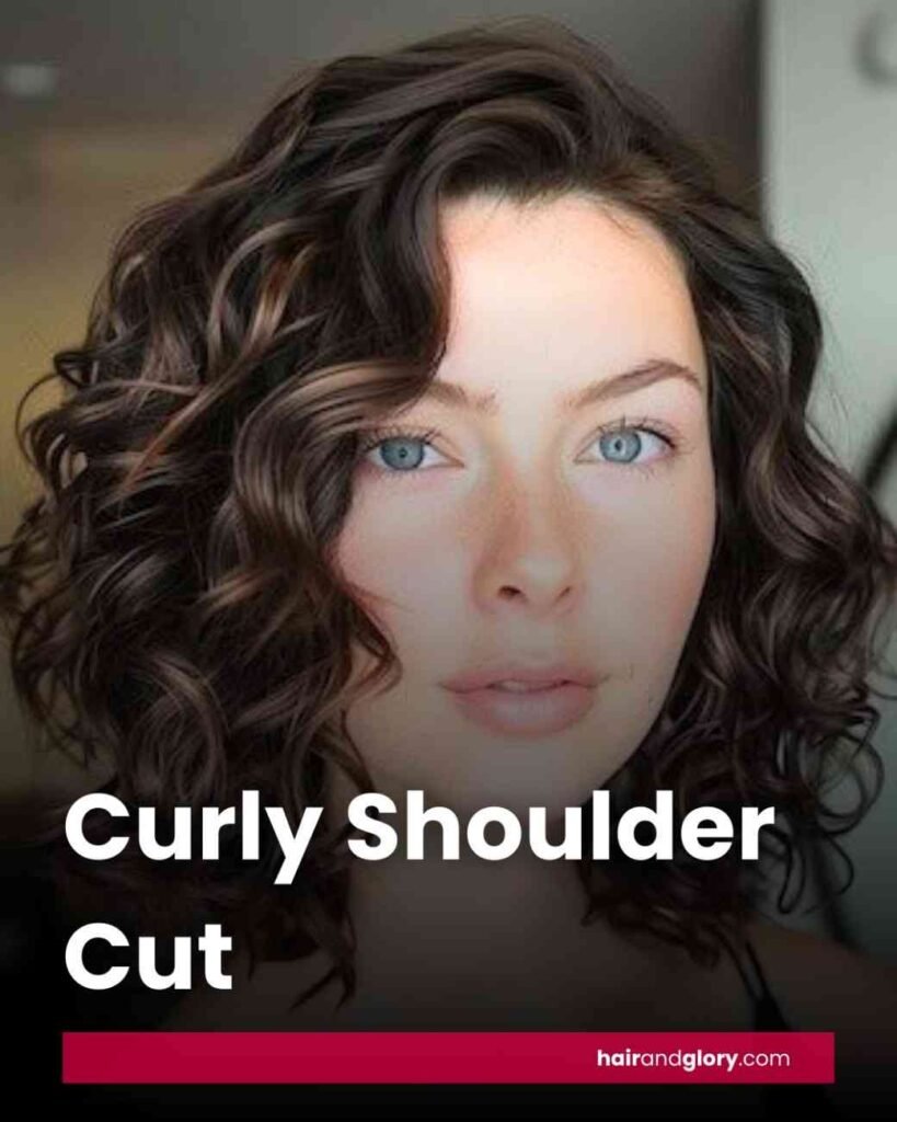 Curly-Shoulder-Cut