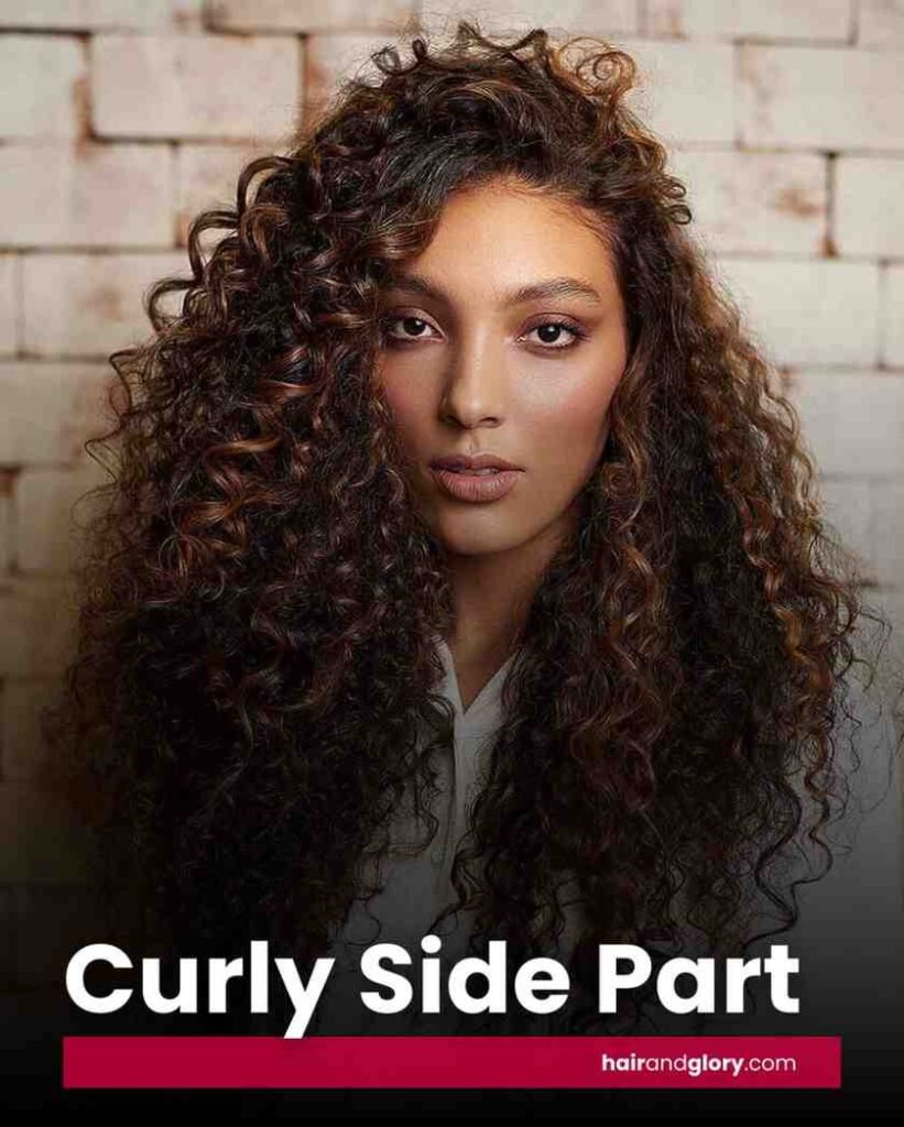 Curly-Side-Part