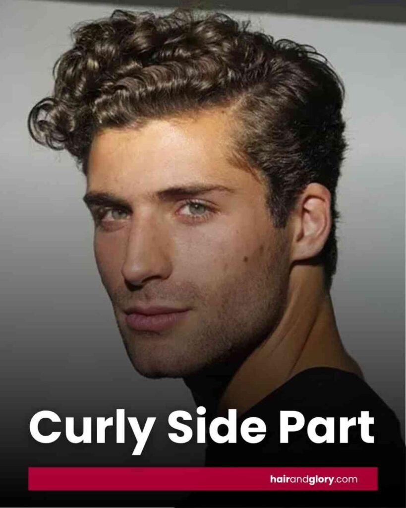 Curly-Side-Part