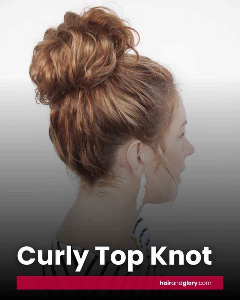 Curly-Top-Knot