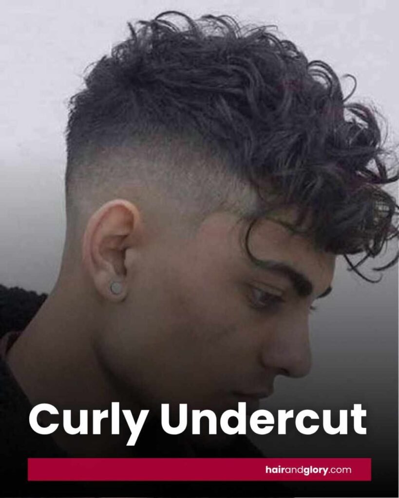 Curly-Undercut
