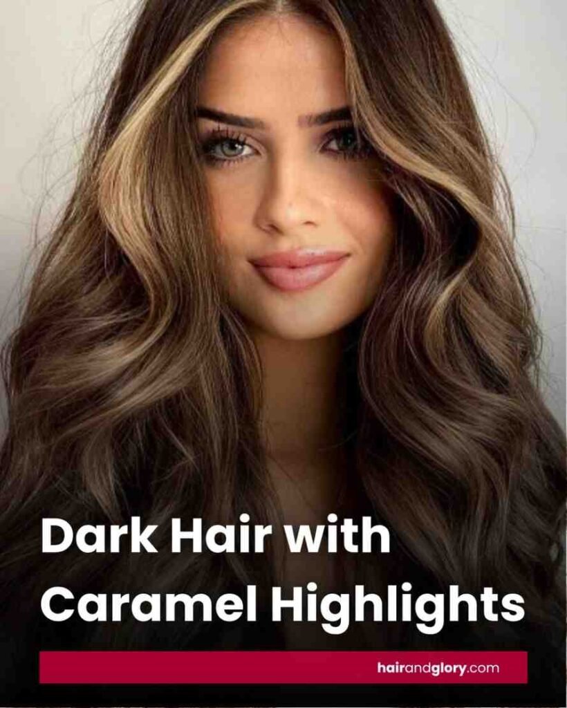 Dark-Hair-with-Caramel-Highlights