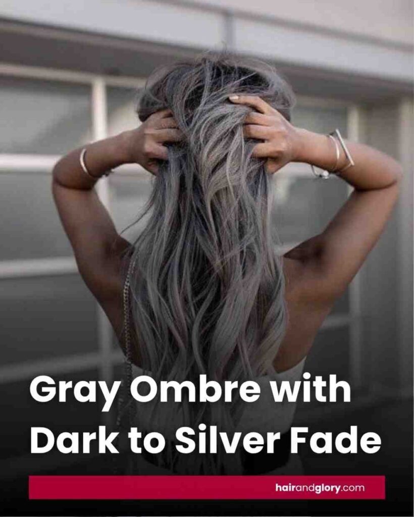Gray-Ombre-with-Dark-to-Silver-Fade