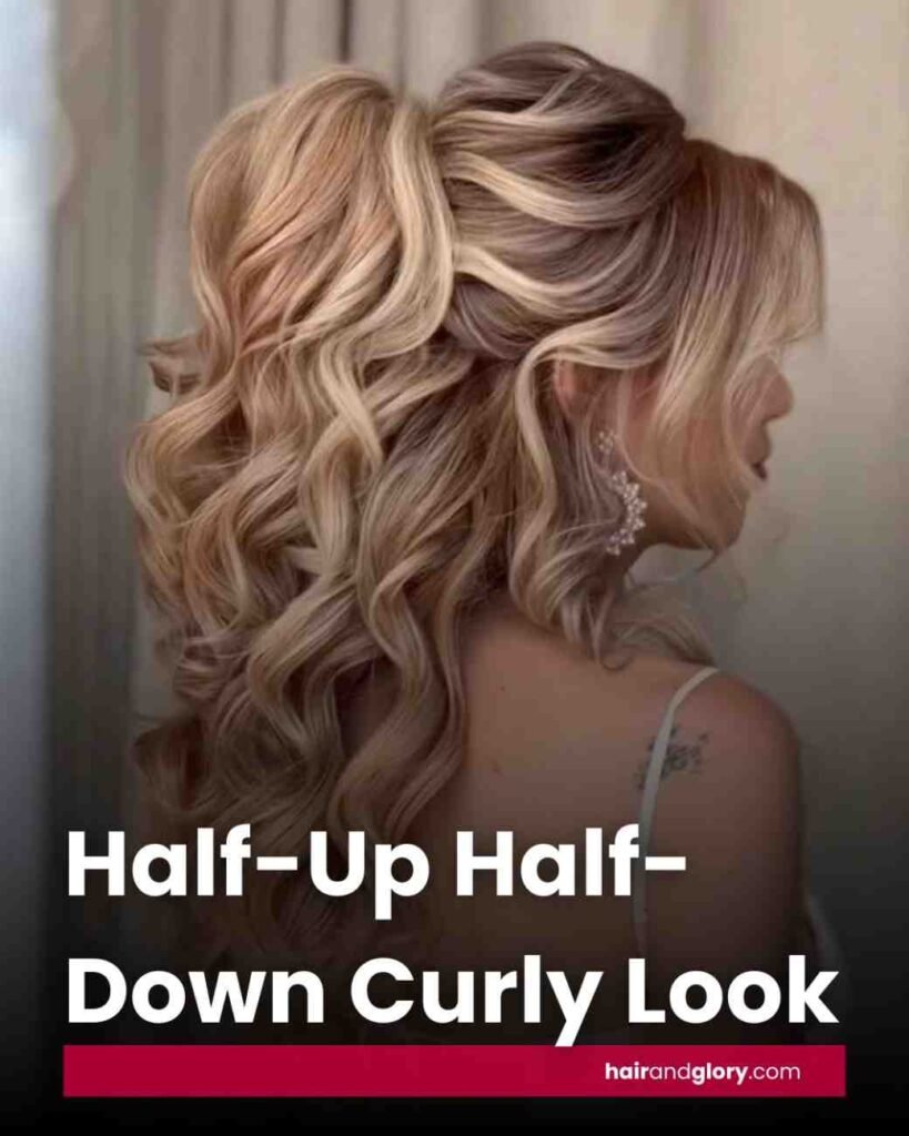 Half-Up-Half-Down-Curly-Look
