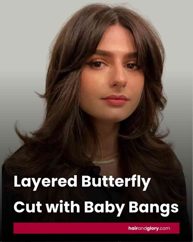 Layered-Butterfly-Cut-with-Baby-Bangs