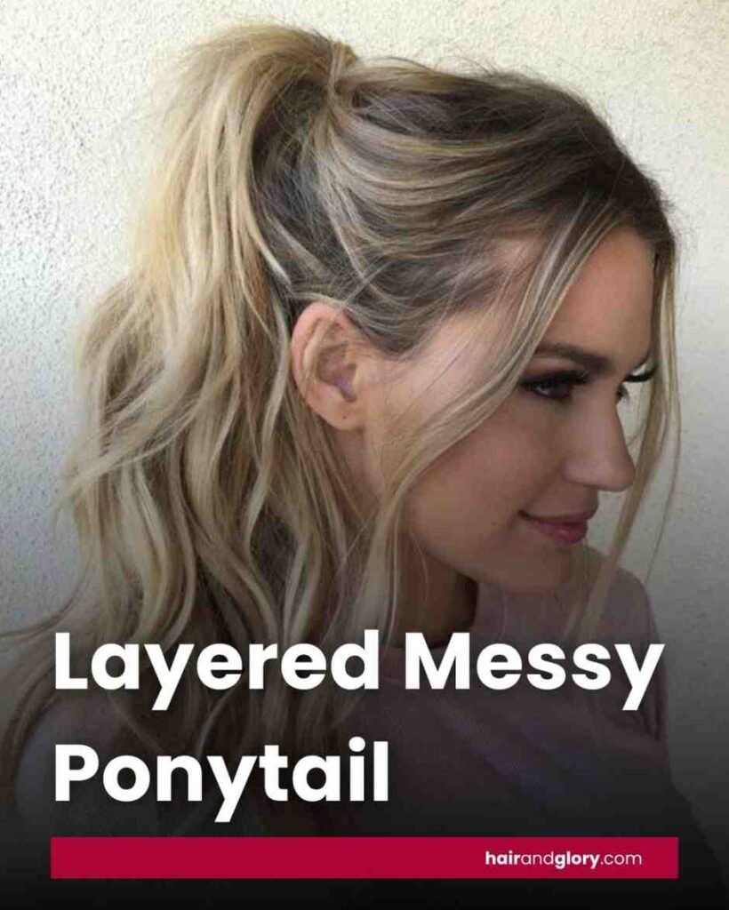 Layered-Messy-Ponytail