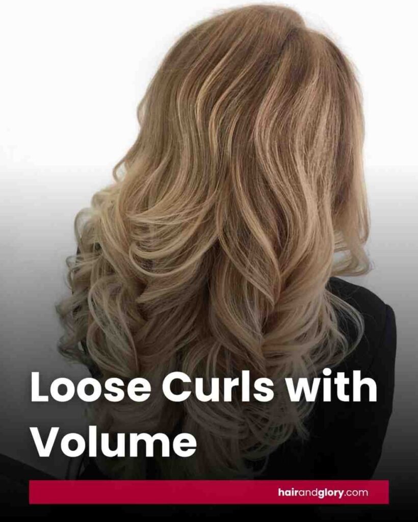 Loose Curls with Volume