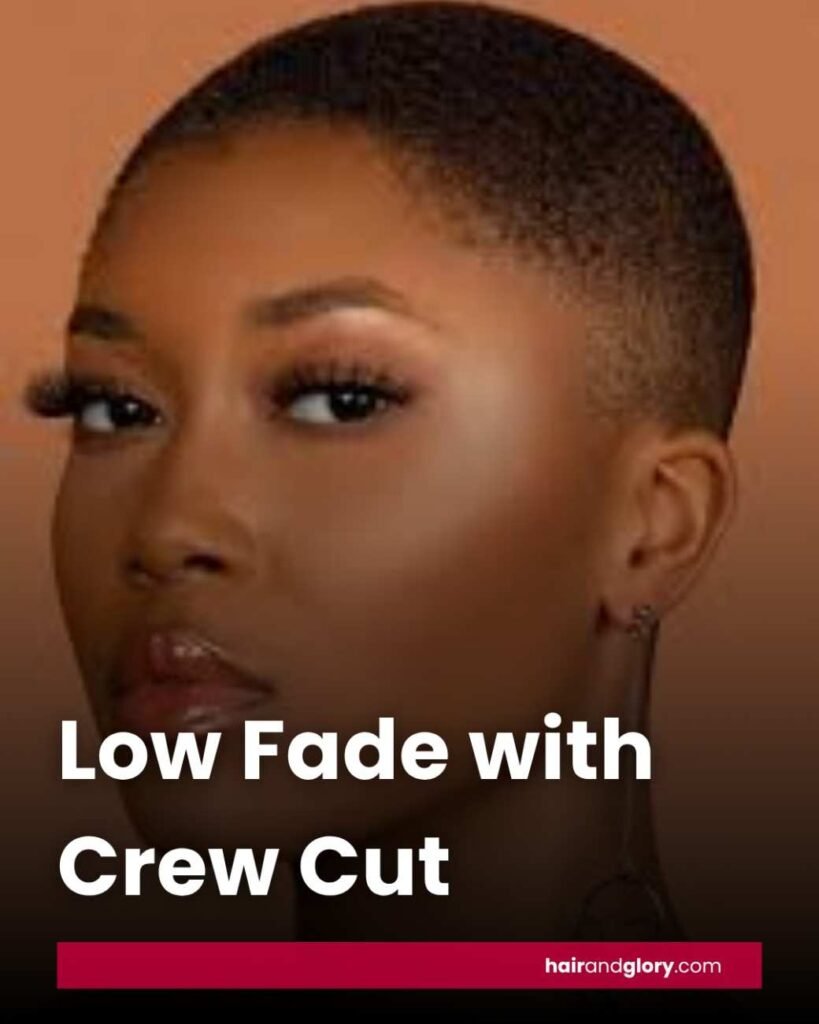 Low Fade with Crew Cut