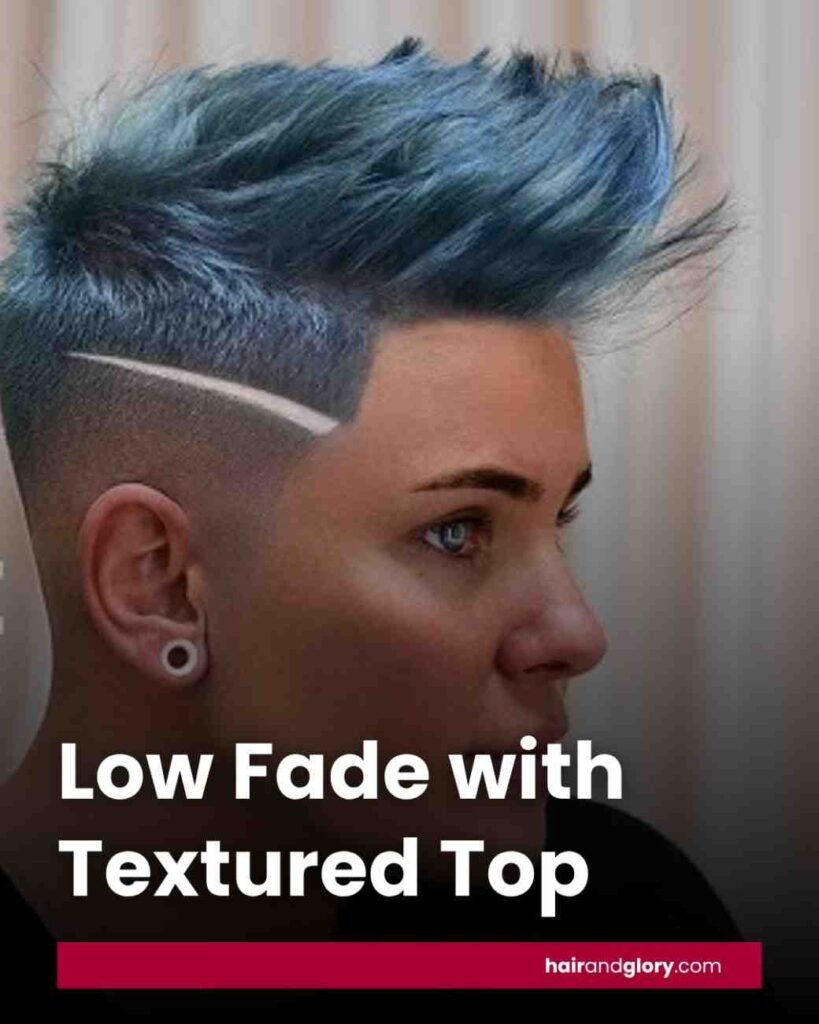 Low Fade with Textured Top