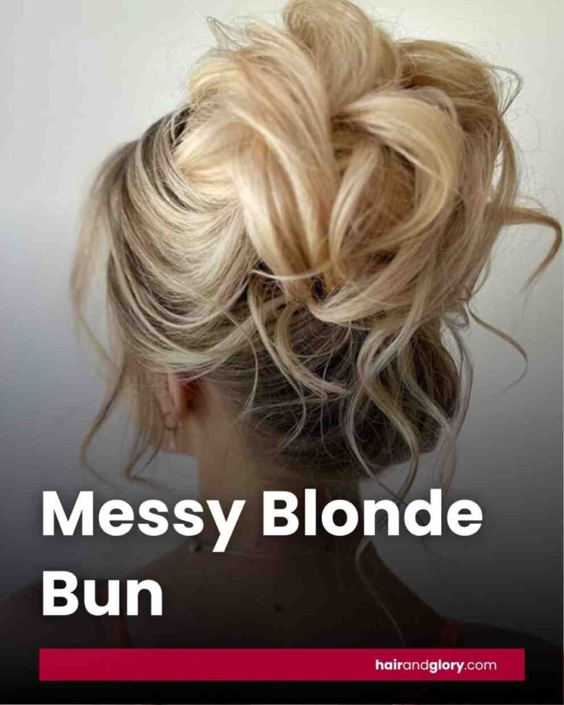 Messy-Blonde-Bun
