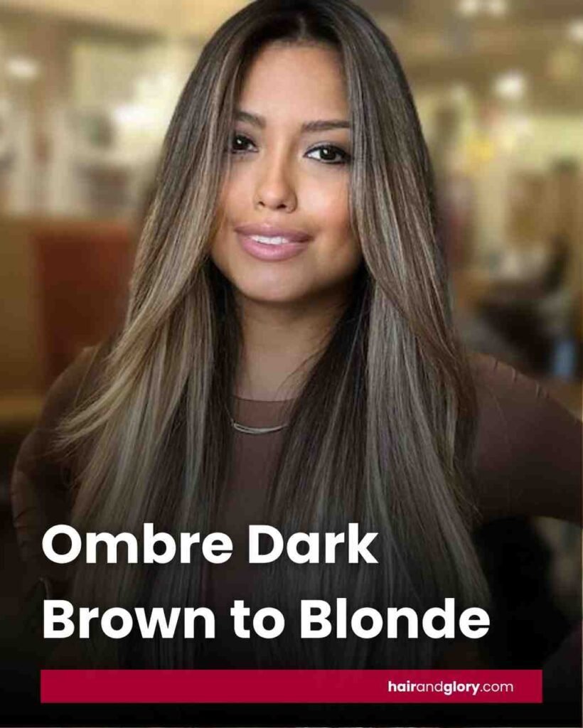 OmbreDarkBrowntoBlond