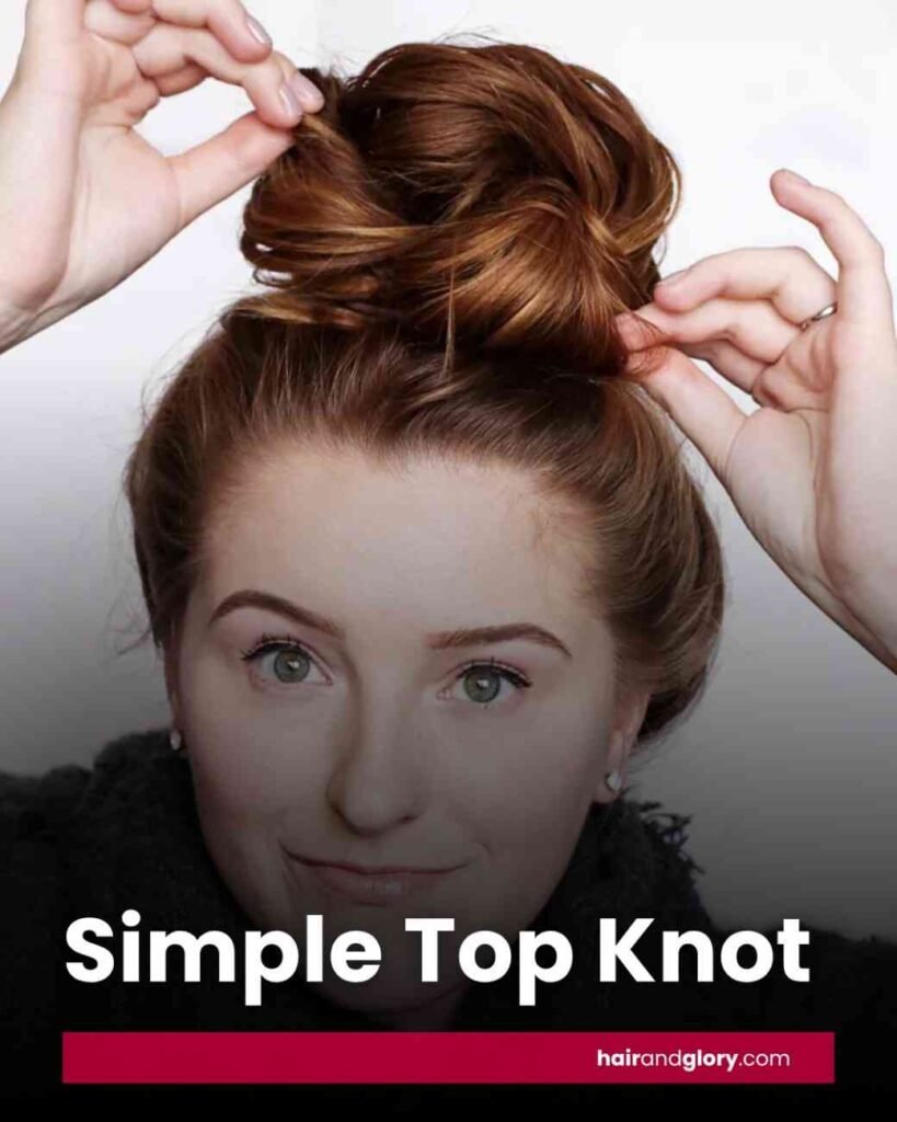 Simple Top Knot
