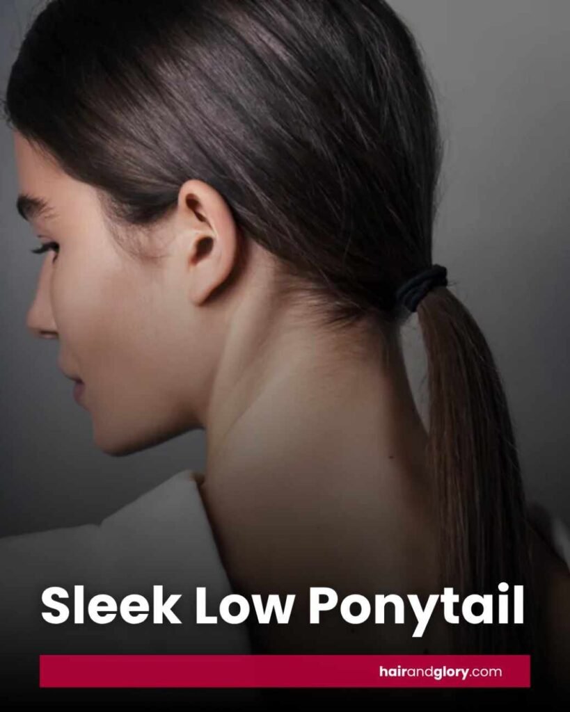 Sleek Low Ponytail