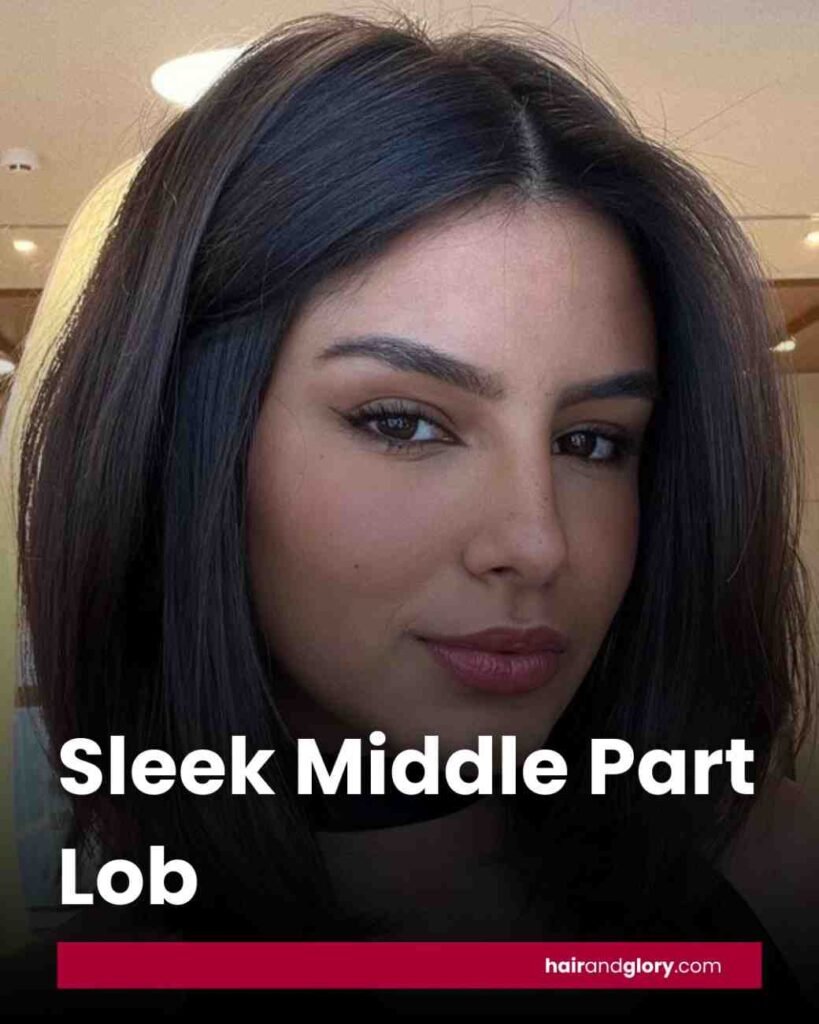 Sleek-Middle-Part-Lob