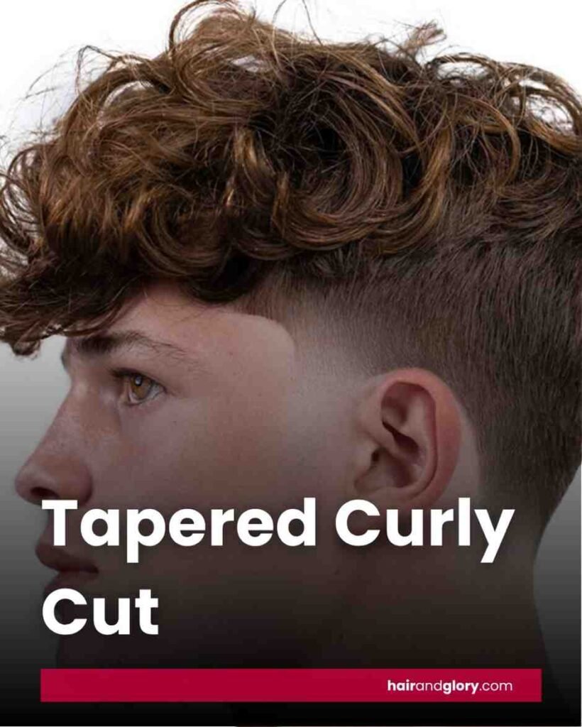 Tapered-Curly-Cut