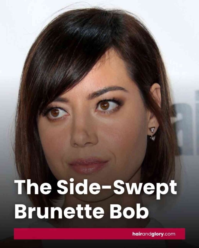 The-Side-Swept-Brunette-Bob